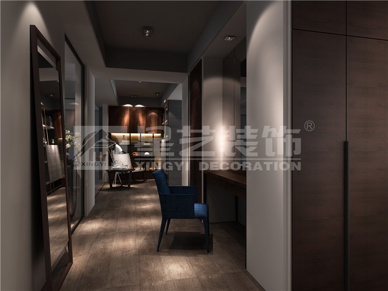 金源一品550平現代簡約走廊裝修設計效果圖
