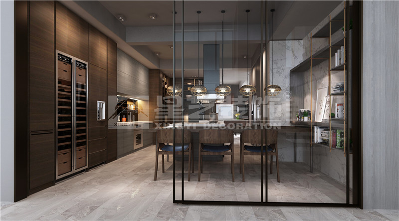 金源一品550平現代簡約餐廳裝修設計效果圖