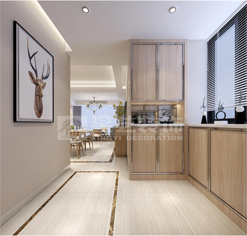 霖峰壹號120平玄關裝修效果圖