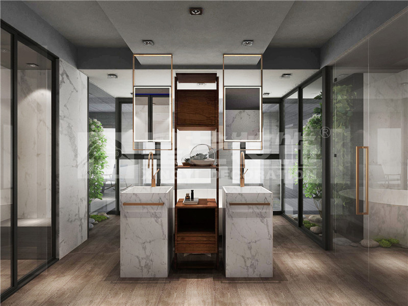 金源一品550平現代簡約衛(wèi)生間裝修設計效果圖