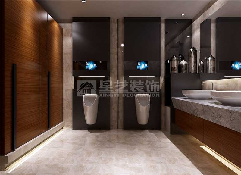 歐日電梯公司1300平衛(wèi)生間裝修設計效果圖