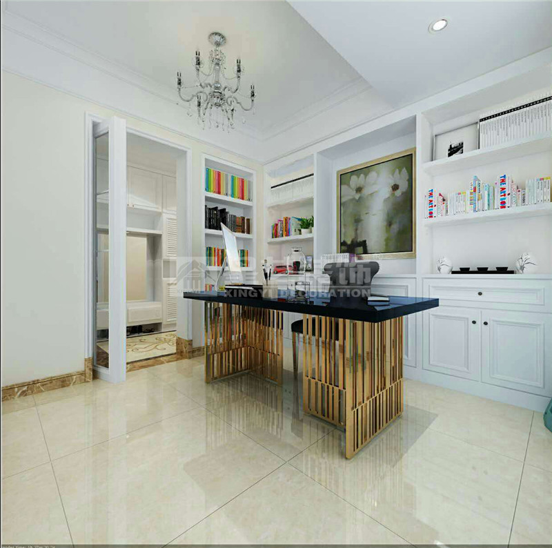 云星錢隆首府140平書(shū)房裝修效果圖