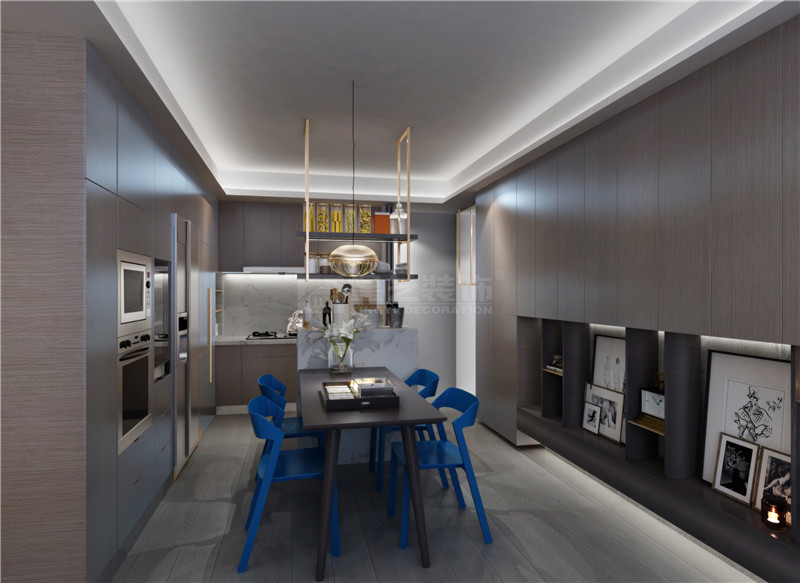 江悅藍灣70平餐廳裝修效果圖