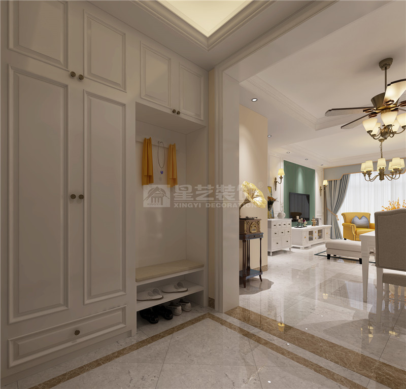 聯(lián)發(fā)君瀾140平入戶(hù)裝修效果圖