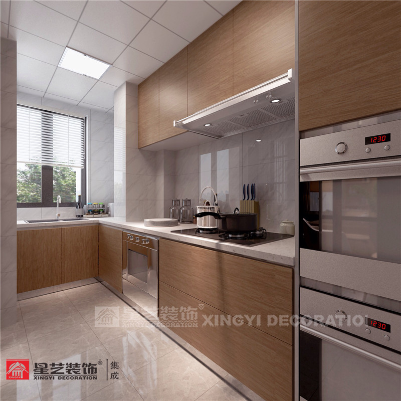 霖峰壹號(hào)120平廚房裝修效果圖