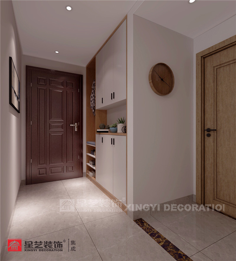 霖峰壹號(hào)120平入戶玄關(guān)裝修效果圖