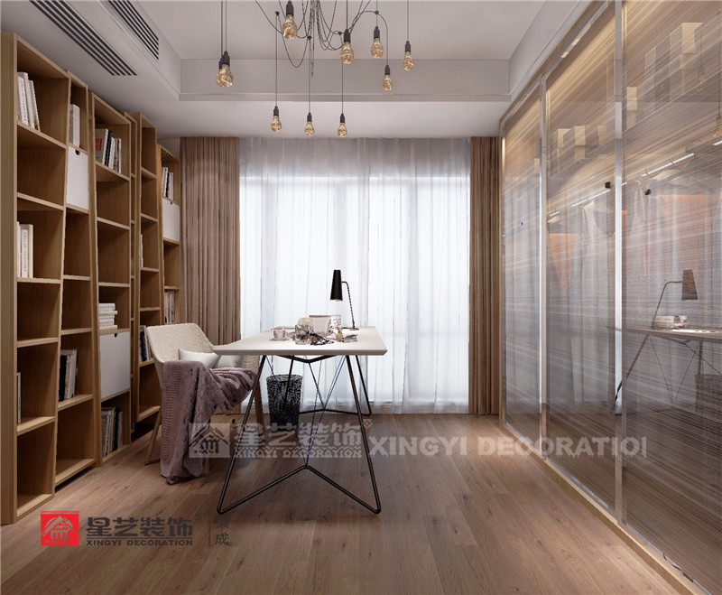 霖峰壹號(hào)120平書房裝修效果圖