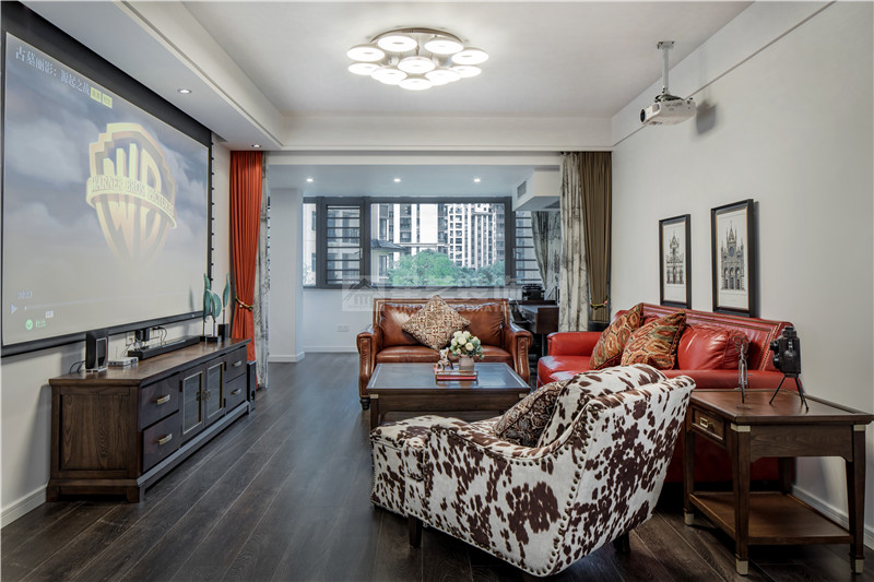 萬達茂 160平客廳裝修實景圖