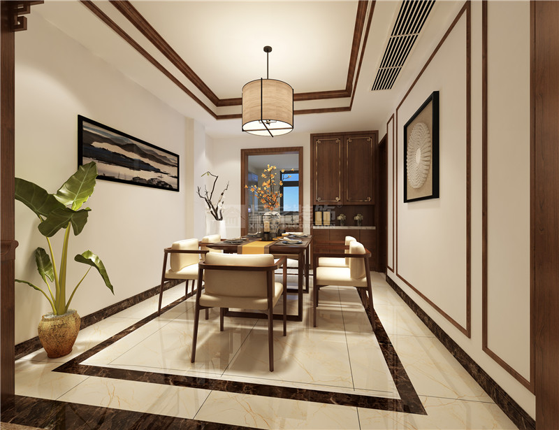 金源一品206平餐廳裝修效果圖