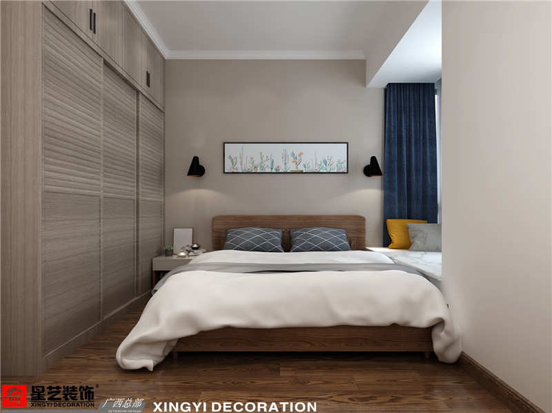保利領繡前城85平臥室裝修效果圖