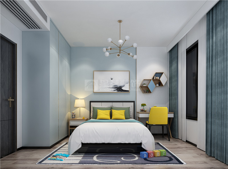 華發(fā)國(guó)賓壹號(hào) 140平兒童房裝修效果圖