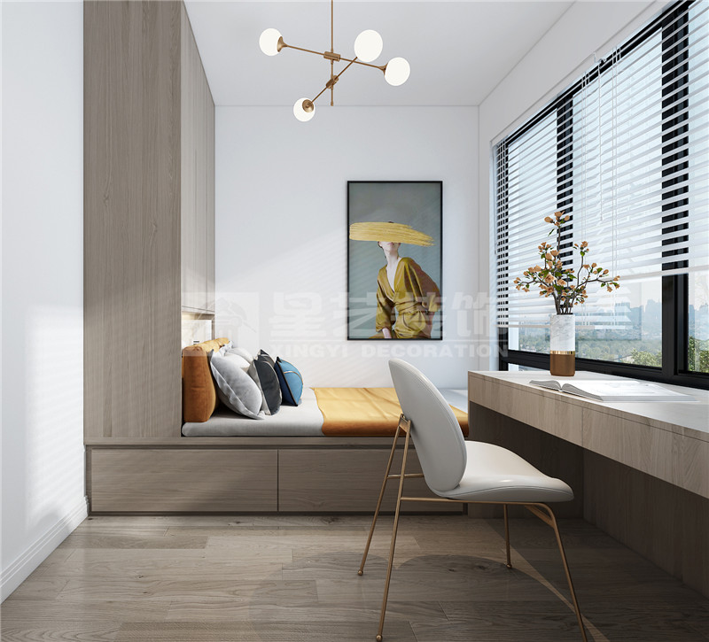 江灣山語(yǔ)城140平臥室裝修效果圖