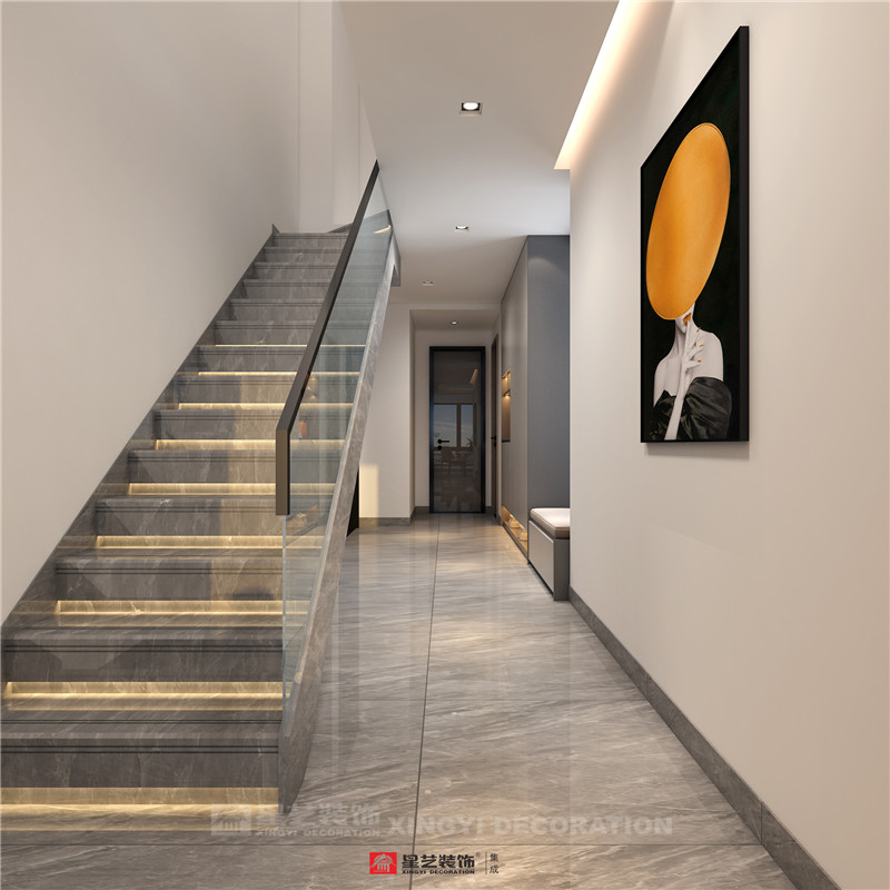 唐樾青山220平入戶裝修效果圖