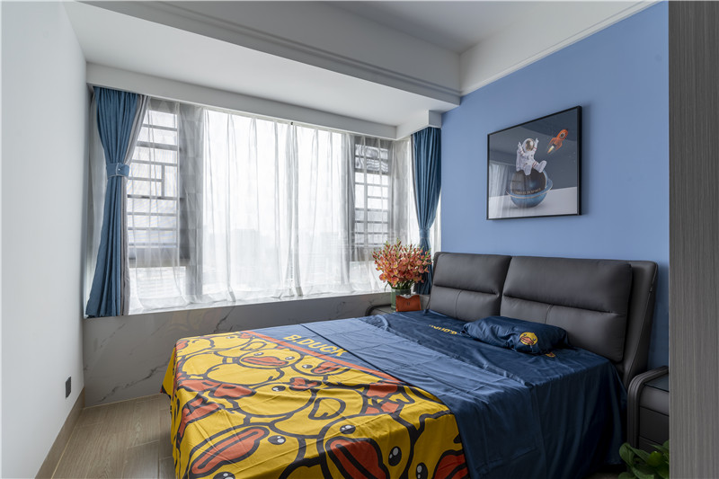 唐樾青山135平兒童房裝修實景圖