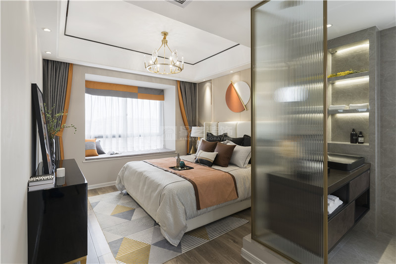 來賓樣板房 126平臥室裝修實(shí)景圖