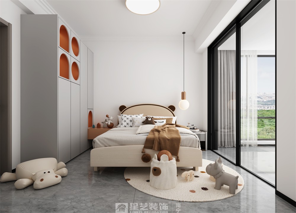 春江明月142平現(xiàn)代簡約小孩房裝修效果