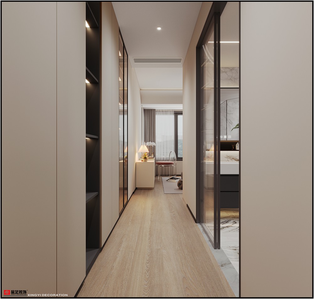 盛邦濱江府228平現(xiàn)代簡(jiǎn)約臥室裝修效果圖