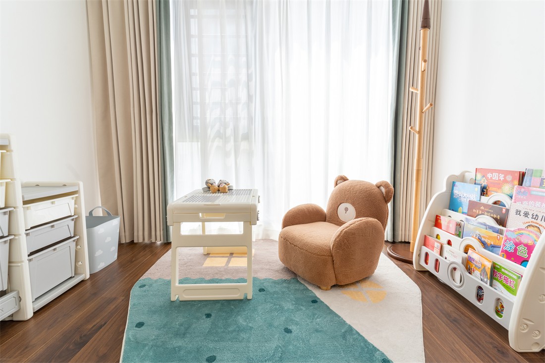 建發(fā)央著140平現(xiàn)代風(fēng)格兒童房裝修完工實景