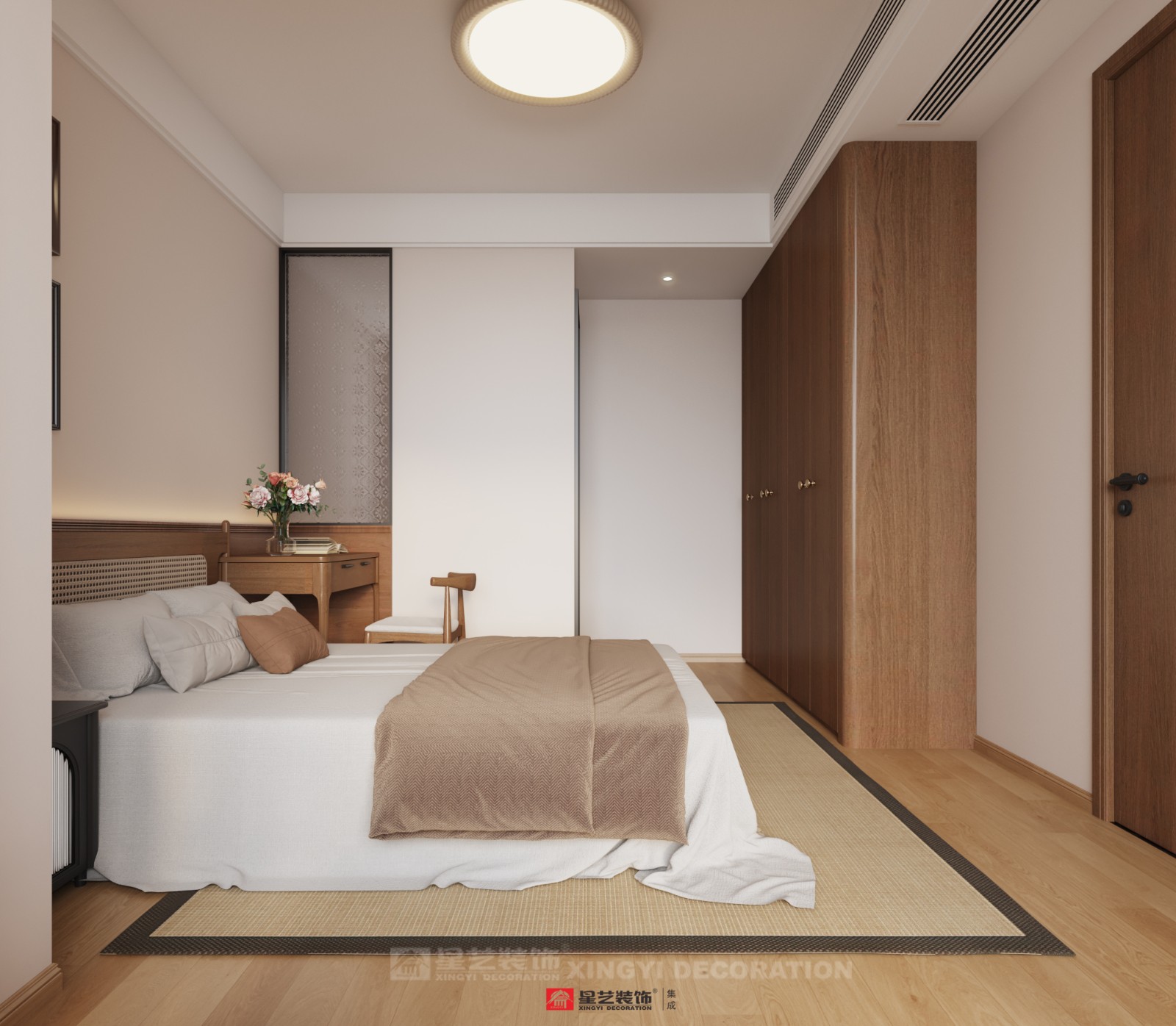 建發(fā)養(yǎng)云180平現(xiàn)代風(fēng)格臥室裝修效果圖