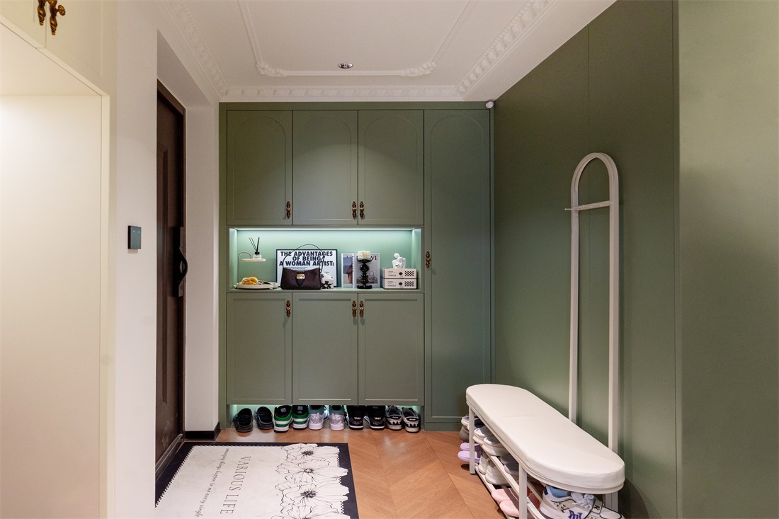 山漸青151平法式入戶裝修完工實景圖