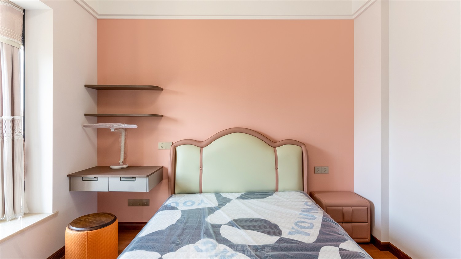 東方皇城260平簡約中式臥室完工裝修實景圖